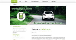 Desktop Screenshot of cngas.co.uk